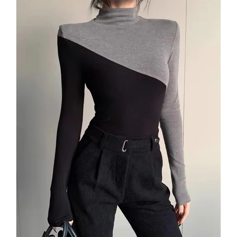 VILZSTUDIOS Elegant Cozy Knitted Turtleneck Sweater