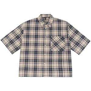VILZSTUDIOS Viya Checkered Button-Down Shirt