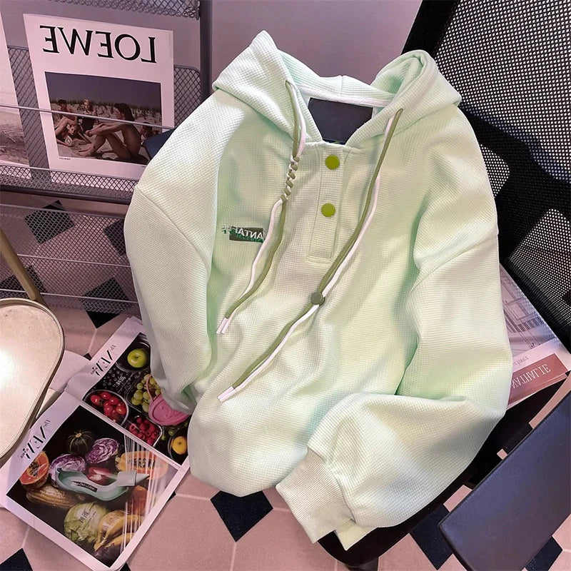 VILZSTUDIOS Mint Green Loose Hoodie