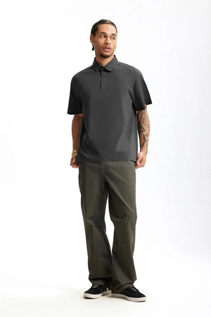 VILZSTUDIOS Polo Solid Color Smooth T-shirt