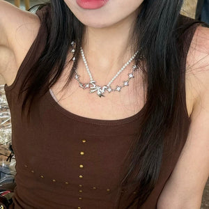 VILZSTUDIOS Original Double Layer Pearl Necklace Luxe