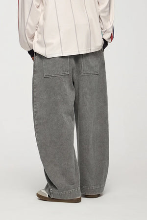 VILZSTUDIOS Vintage Loose Fit Washed American Pants