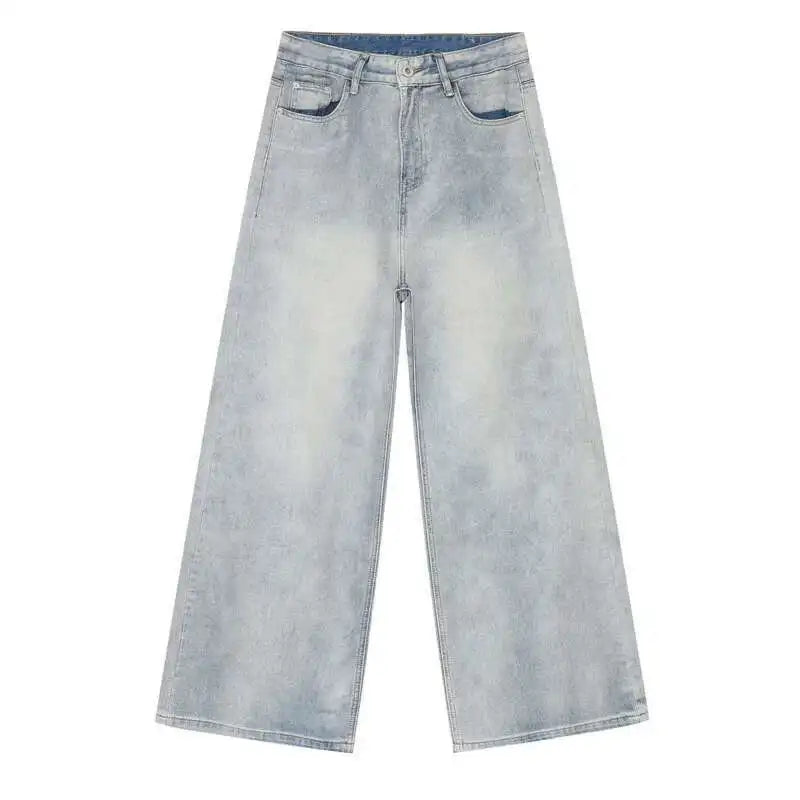 VILZSTUDIOS Washed Wide Leg Jeans
