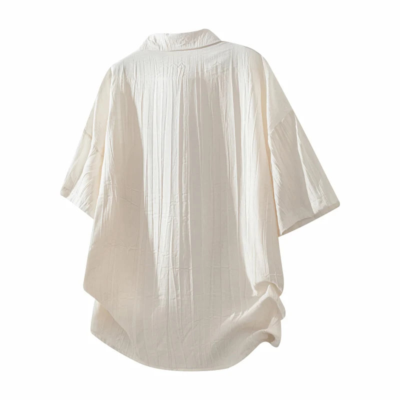 VILZSTUDIOS Fold Baggy Summer Shirt