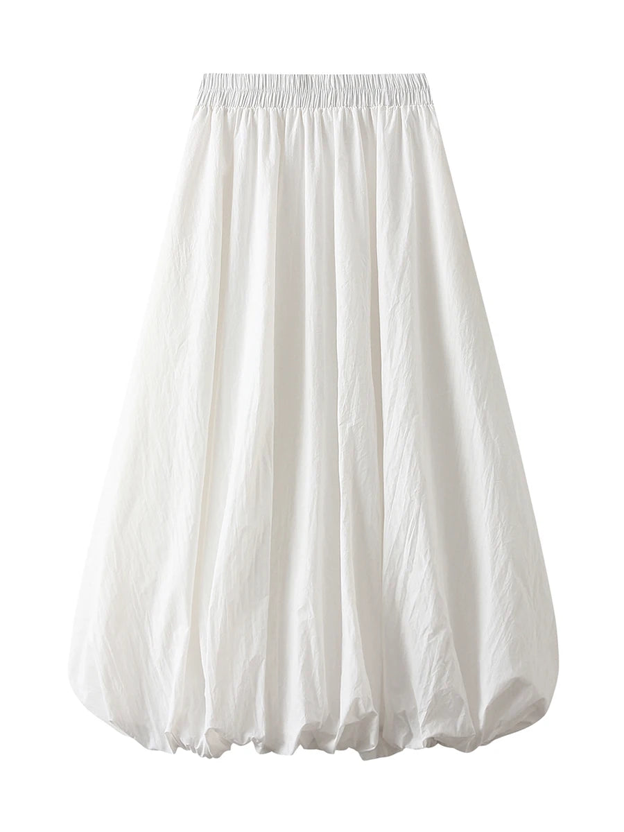 VILZSTUDIOS Elegant High Waist Balloon Skirts Womens