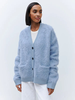 VILZSTUDIOS Soft Mink Velvet Cardigan