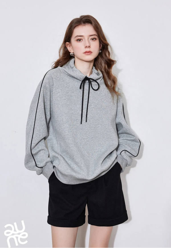 Stylish Drawstring Hoodie