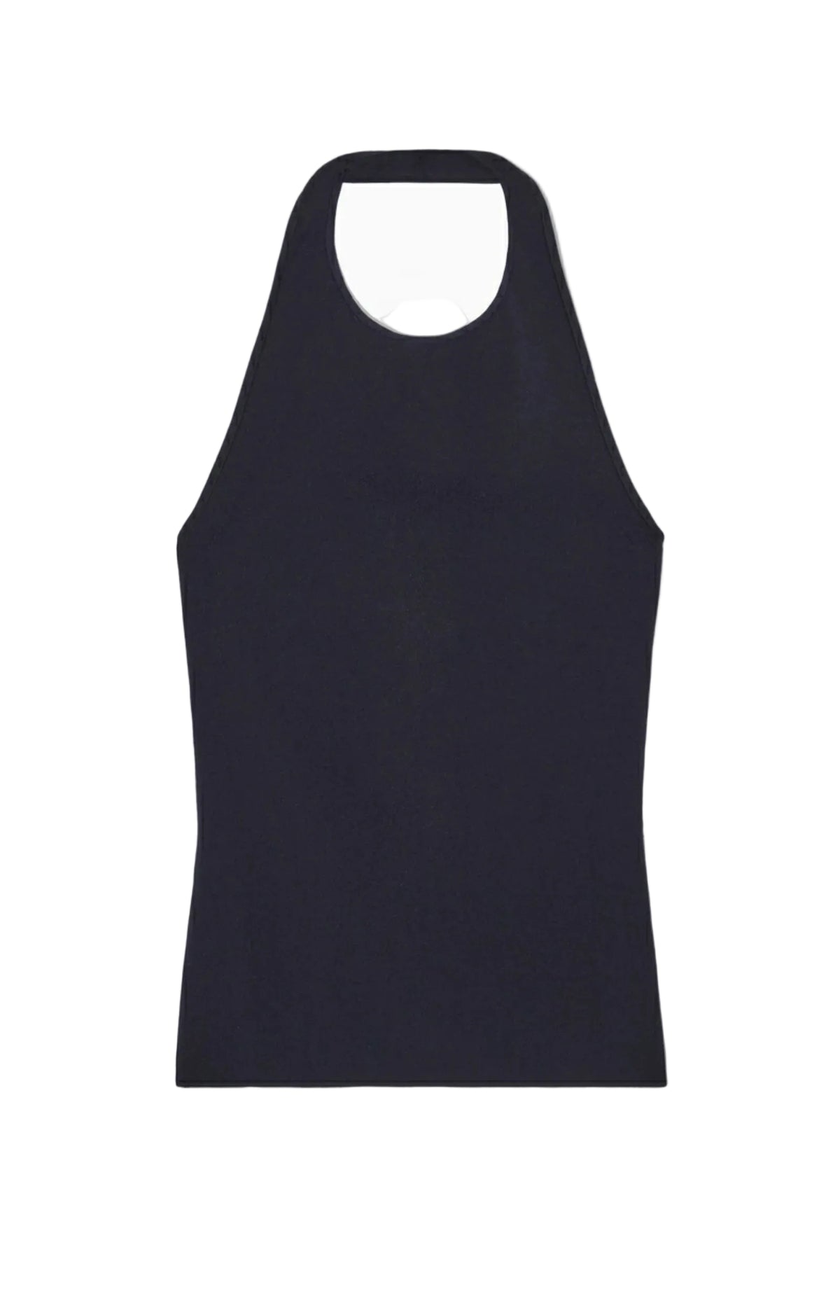 VILZSTUDIOS Knitted Backless Halter Top