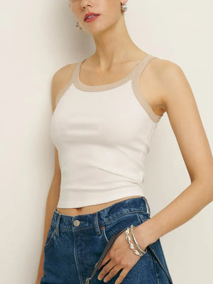 VILZSTUDIOS Basic Slim Fit Sleeveless Tank Top