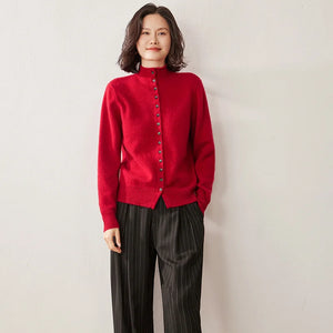 VILZSTUDIOS Luxurious Thick Knit Cashmere Cardigan