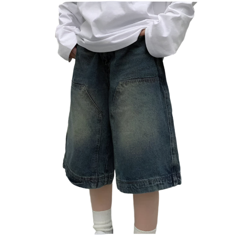 VILZSTUDIOS Baggy Vintage Denim Shorts