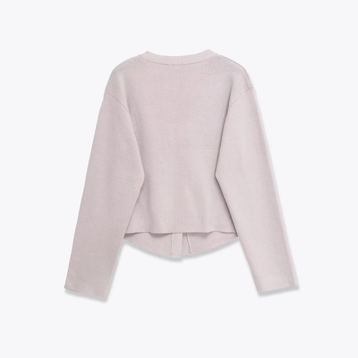 VILZSTUDIOS Elegant Solid V-Neck Knitted Cardigan