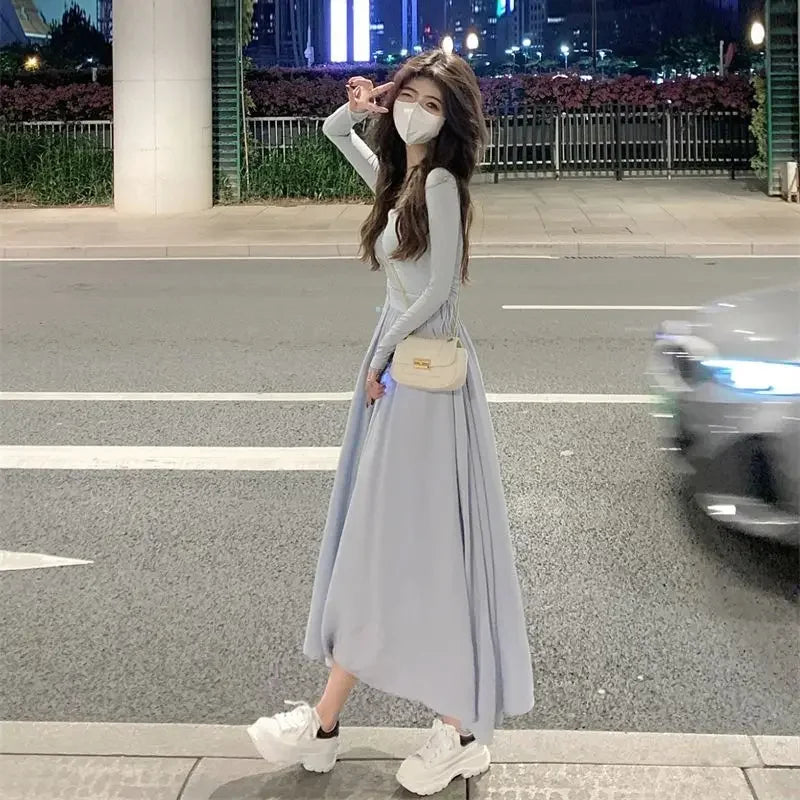VILZSTUDIOS Elegant A-Line Maxi Skirt
