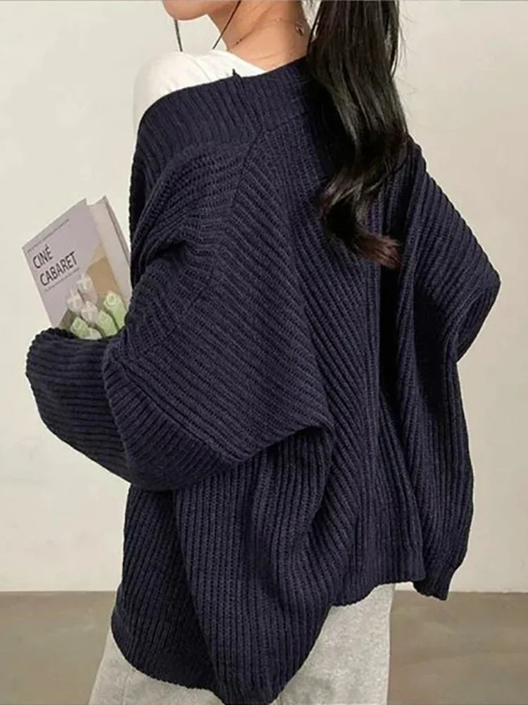 VILZSTUDIOS Warm Oversized Knit Cardigan