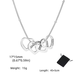 VILZSTUDIOS Customized Name Date Love Necklace