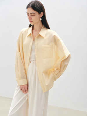 VILZSTUDIOS Versatile Minimalist Loose Casual Shirt