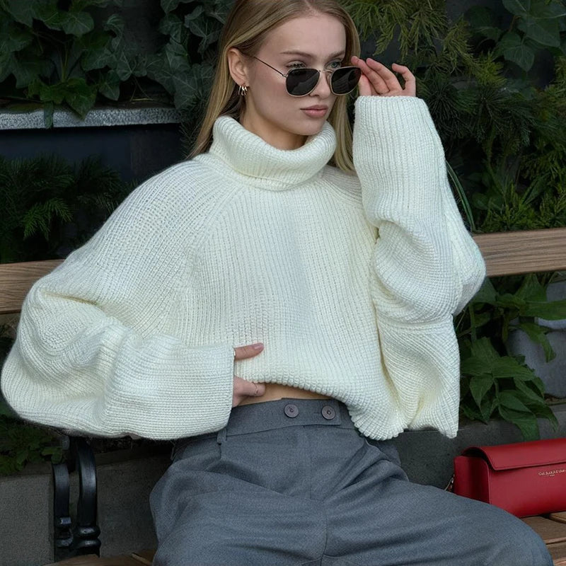 VILZSTUDIOS Cozy Hollow Turtleneck Sweater