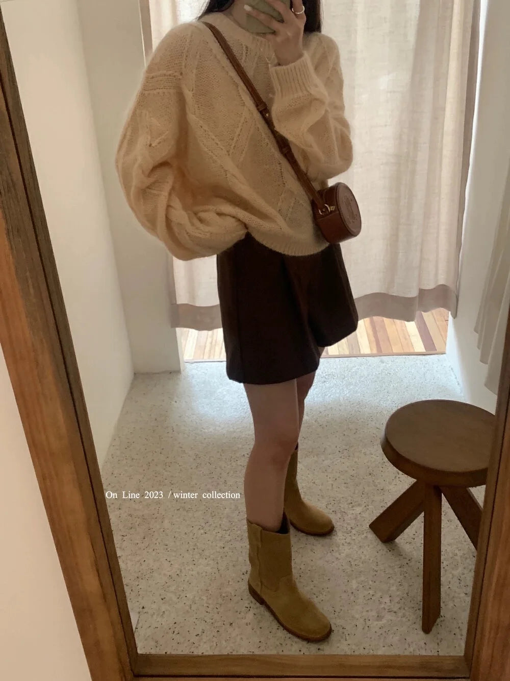 VILZSTUDIOS Soft Loose Knit Sweater