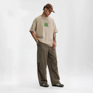 VILZSTUDIOS Heavy Washed Straight Leg Pants