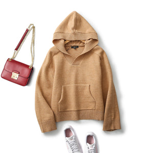 VILZSTUDIOS Casual V-Neck Hoodie