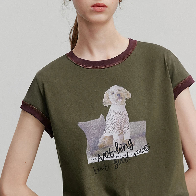 VILZSTUDIOS Soft Cotton Casual Summer T-Shirt