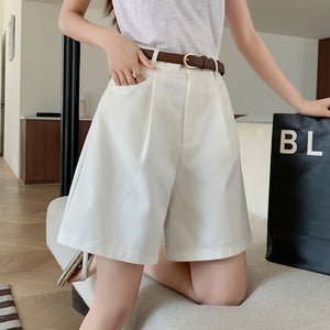 VILZSTUDIOS High Waist Khaki Cargo Shorts Pants