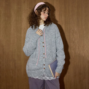 VILZSTUDIOS Soft Oversized Hooded Cardigan