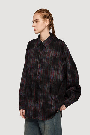VILZSTUDIOS Plaid Checkered High Street Shirt