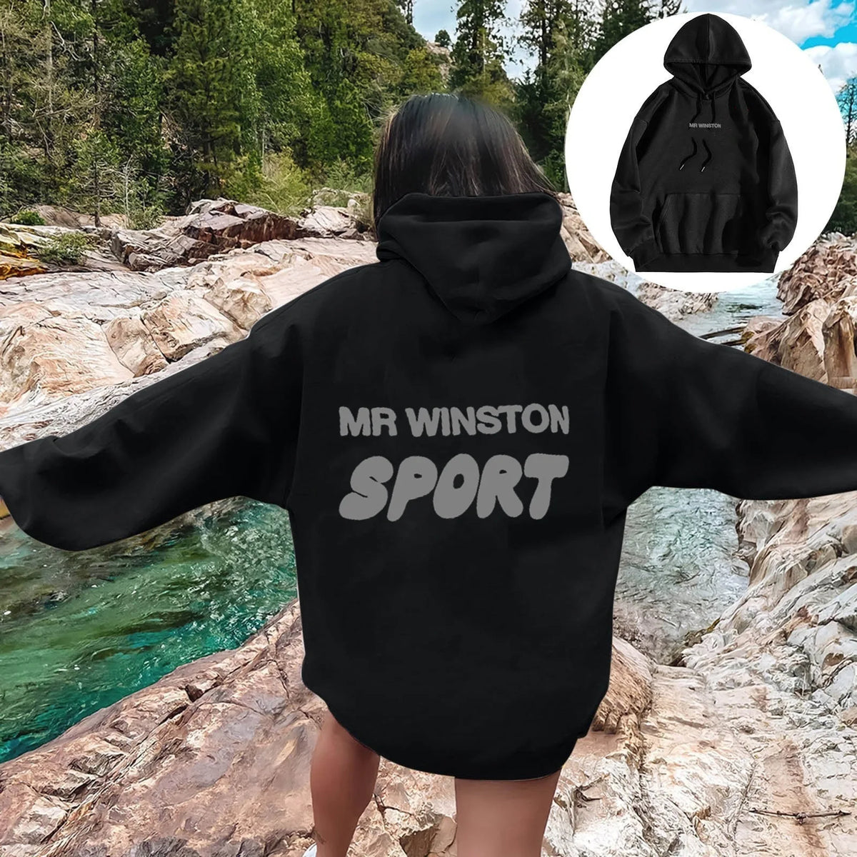 VILZSTUDIOS Chamois Leather Oversize Hoodie