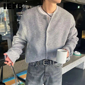 VILZSTUDIOS Knit Korean Style Loose Cardigan