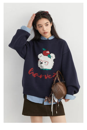VILZSTUDIOS Cozy Cute Bear Sweater