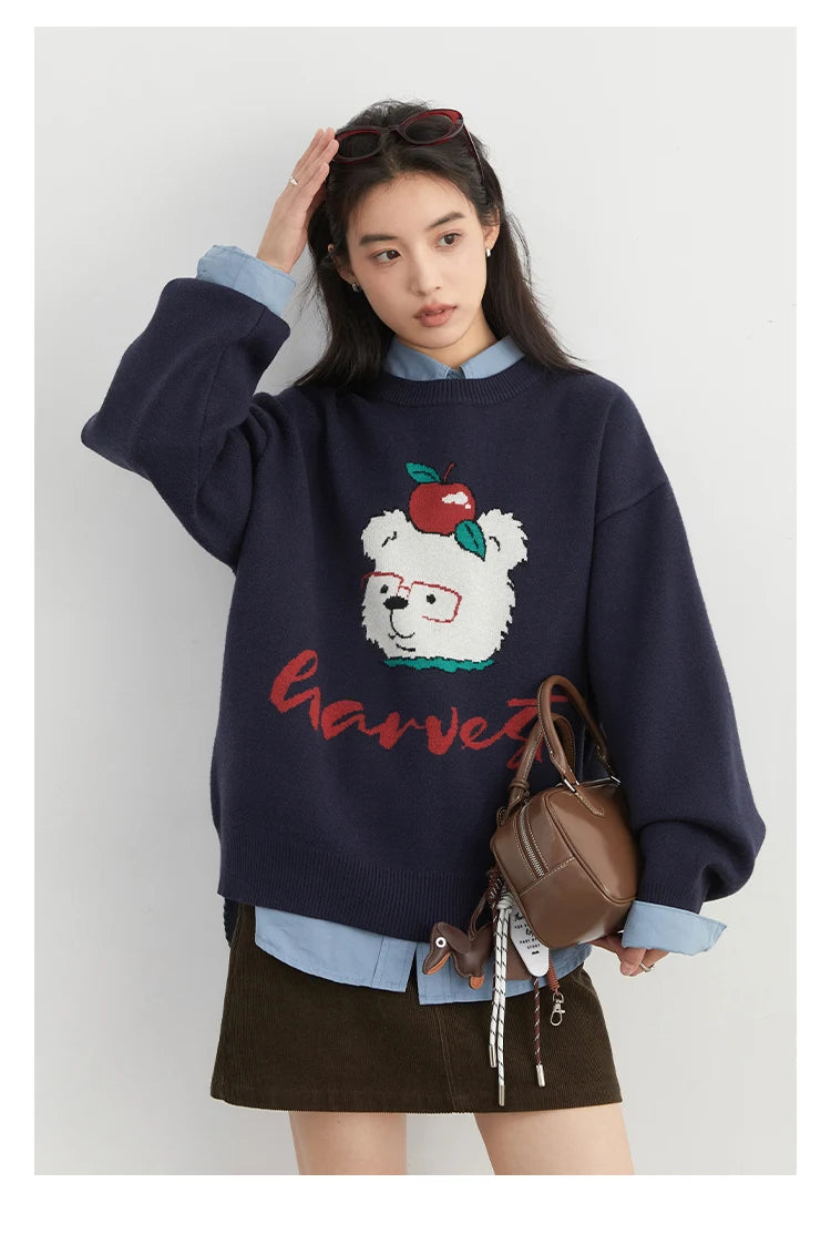 VILZSTUDIOS Cozy Cute Bear Sweater