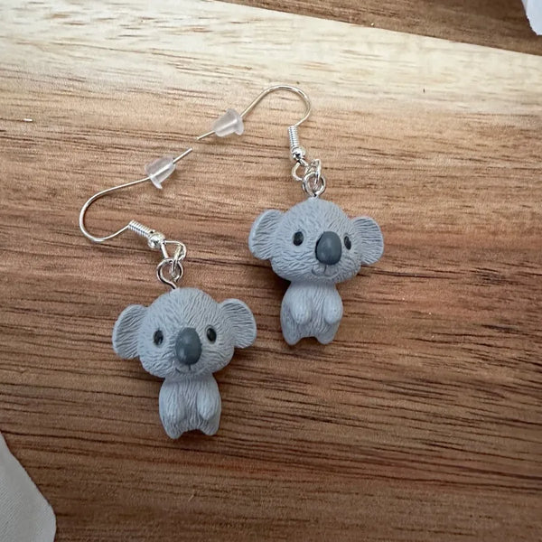Koala Bear Pendant Creative Animal Earring