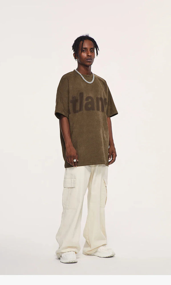 High Street Inflation Oversized Faux T-Shirt