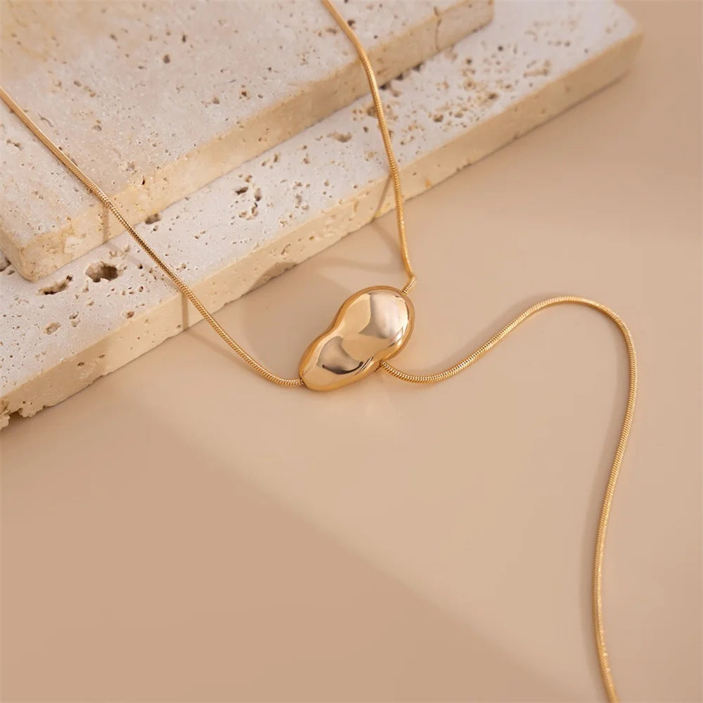 VILZSTUDIOS Simple Water Drop Pendant Necklace