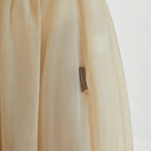 VILZSTUDIOS High Quality Pleated Midi Skirt Women