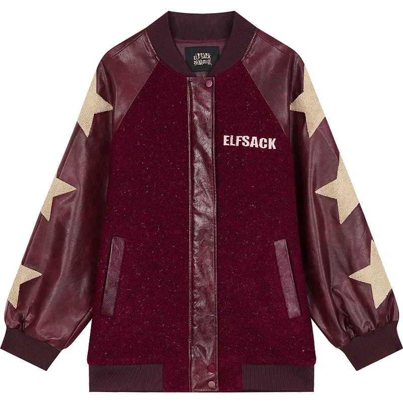 VILZSTUDIOS Sparkling Retro Baseball Jacket