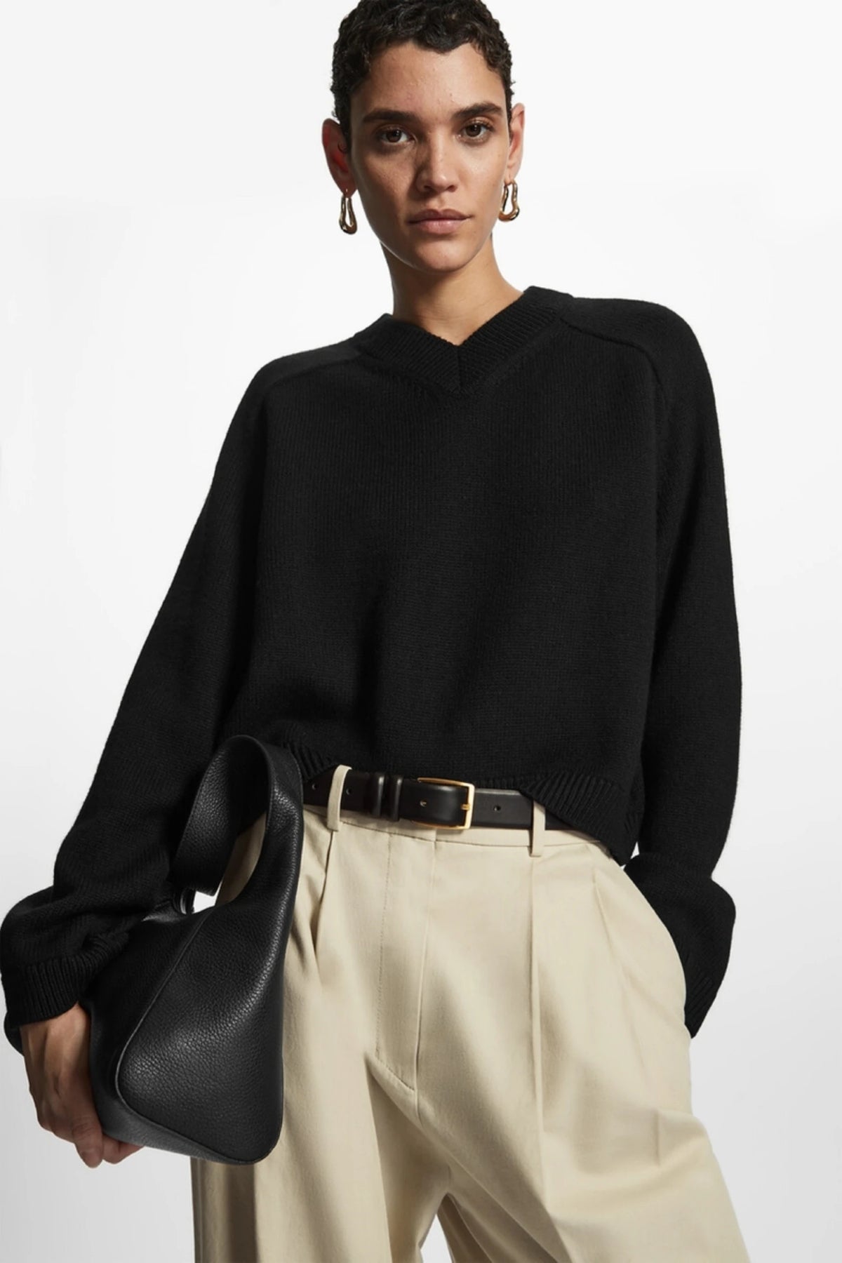 VILZSTUDIOS Classic Wool Blend Knitted Sweater