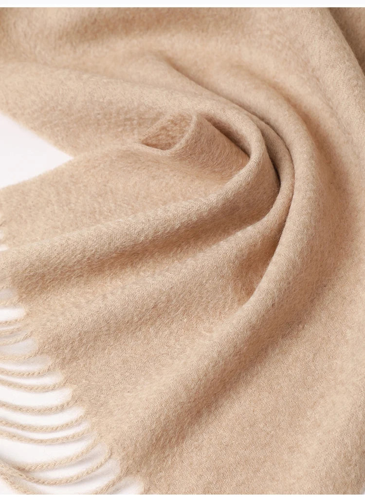 VILZSTUDIOS Winter Scarf Women  Wool Scarves Adult Scarves for ladies 100% Wool scarft women Fashion Cashmere Poncho Wrap