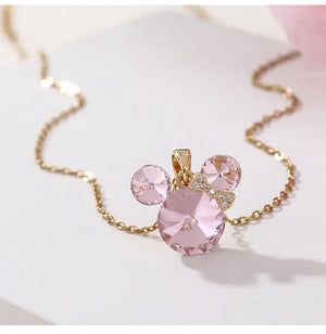 VILZSTUDIOS Disney Cartoon Colorful Zircon Pendant Necklace