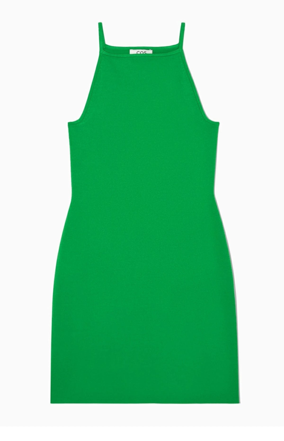 VILZSTUDIOS Stylish Knitted Halter Neck Mini Dress