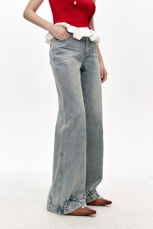 VILZSTUDIOS Slim High Waist Bootcut Jeans