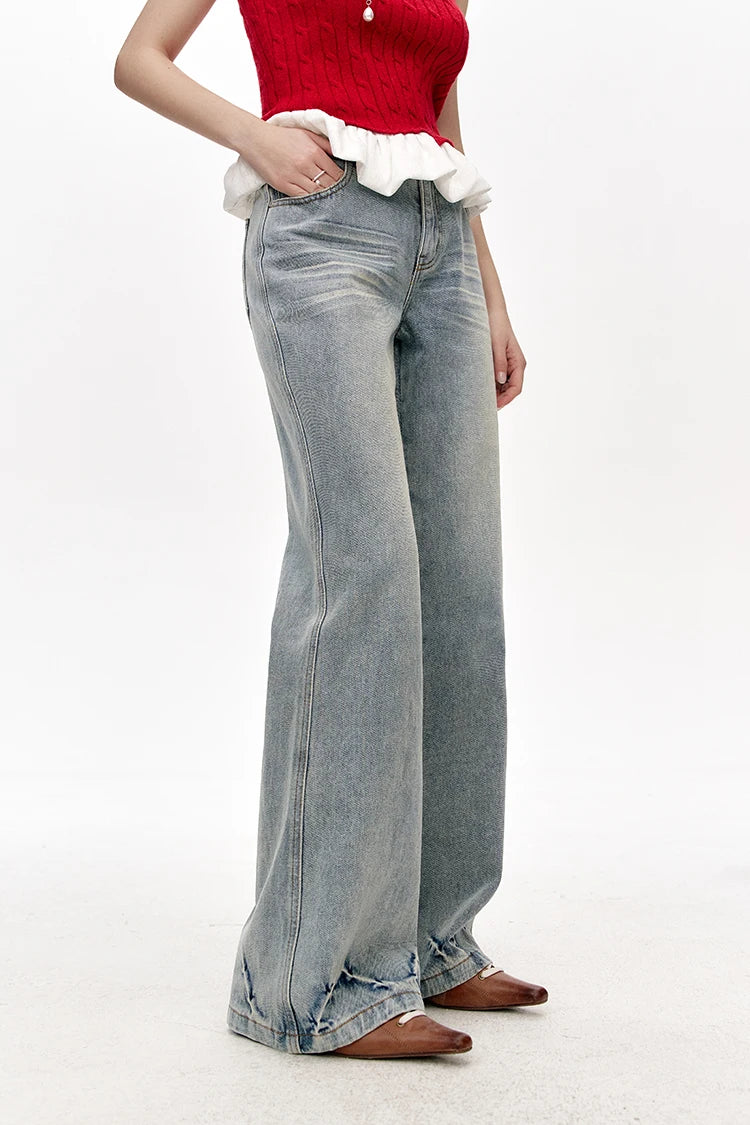 VILZSTUDIOS Slim High Waist Bootcut Jeans