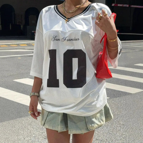 Spice Girl Letter Printing Casual T-Shirt