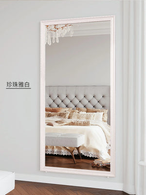 VILZSTUDIOS Carved full-length dressing mirror home decor items whole body mirror large full size accesorios para cuarto interior furniture