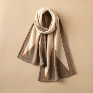 VILZSTUDIOS A-class High-quality 100% Cashmere New Cashmere Scarf 100% Knitted Warm Neck-Protecting High-end Fashion Wild Color in Winter.