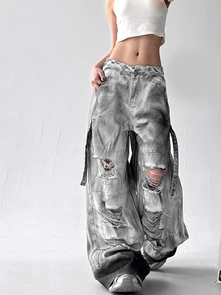 VILZSTUDIOS Vintage High Waist Wide Leg Jeans