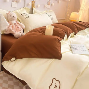 VILZSTUDIOS Elegant Floral Duvet Cover Bedding Set