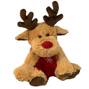 VILZSTUDIOS Christmas Reindeer Plush Cushion