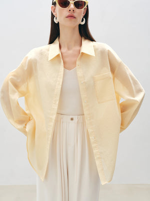 VILZSTUDIOS Versatile Minimalist Loose Casual Shirt